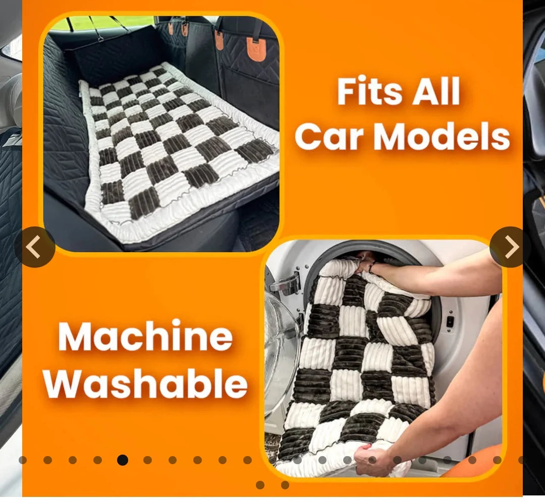 Back Seat Extender : Transform your back seat into a safe, spacious dog lounge.