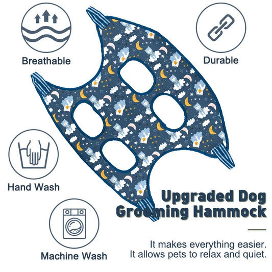 PawEase Grooming Hammock for Cats & Small Dogs