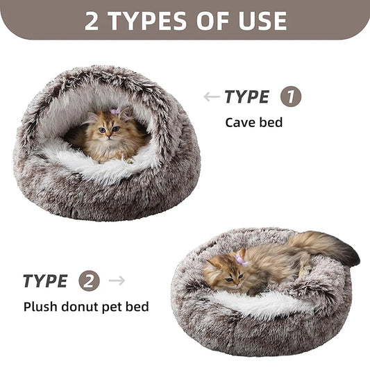 CozyCave™ – Factory Cheap Comfortable Deep Sleep Cute Cat Cave Bed