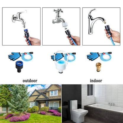 AquaPaw Complete Pet Washing & Grooming Kit