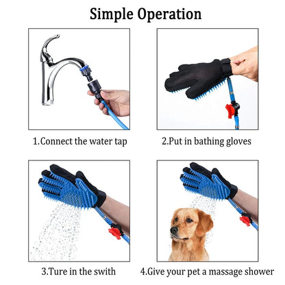AquaPaw Complete Pet Washing & Grooming Kit