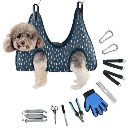 PawEase Grooming Hammock for Cats & Small Dogs