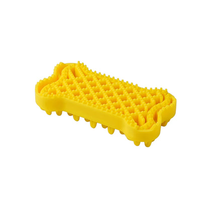 AquaSoothe – Silicone Pet Shower Brush with Shampoo Dispenser