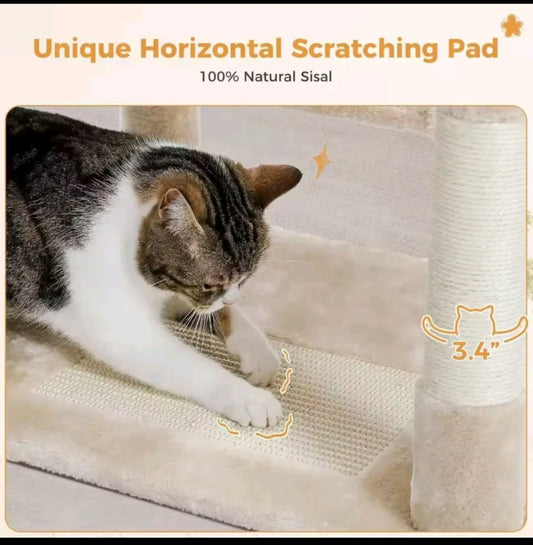 ClimberPal™ – Big Size Double Color Cat Tree Tower