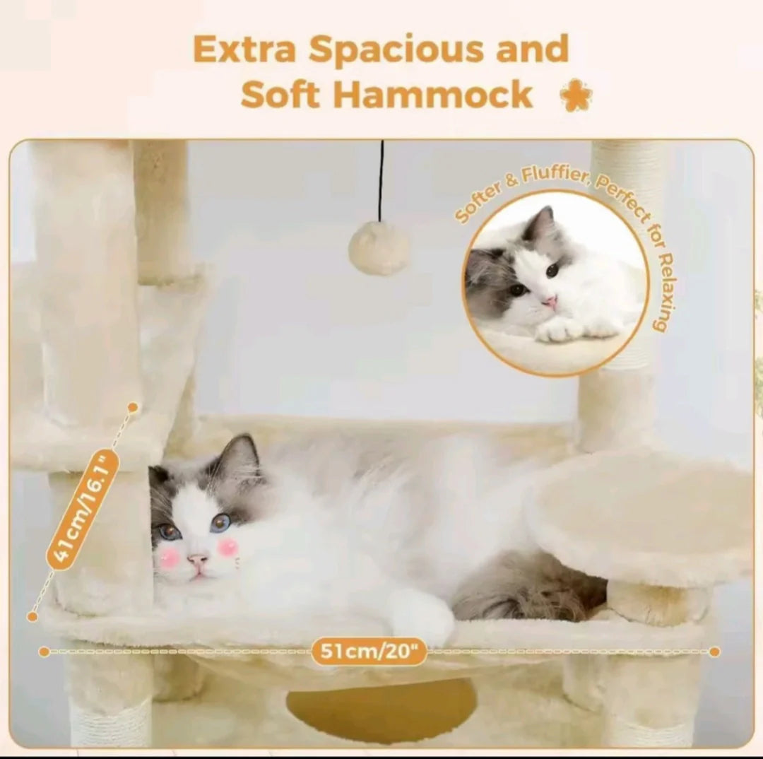 ClimberPal™ – Big Size Double Color Cat Tree Tower