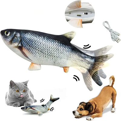 USB Floppy Fish – Interactive Cat Toy That Moves Like Real Prey