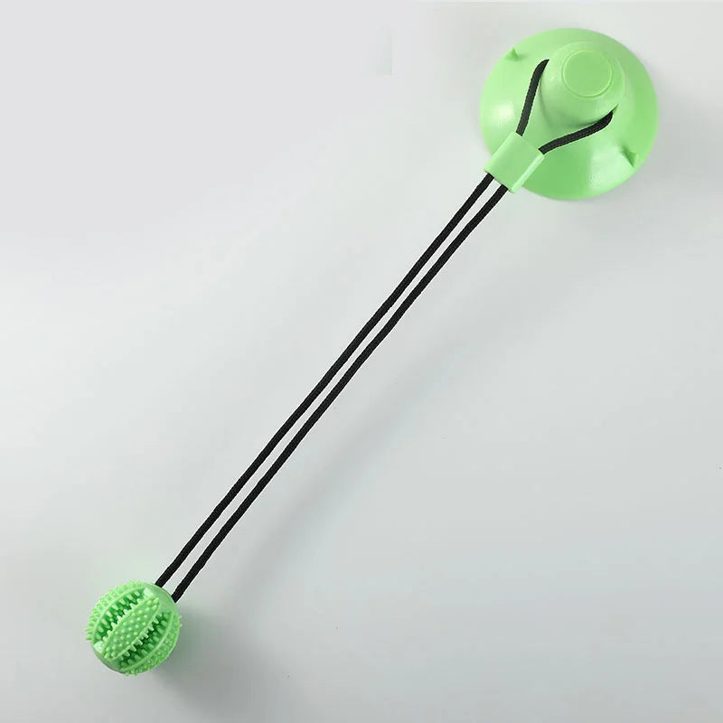 Interactive Suction Cup Dog Toy – Chew Ball & Treat Dispenser for Strong Chewers