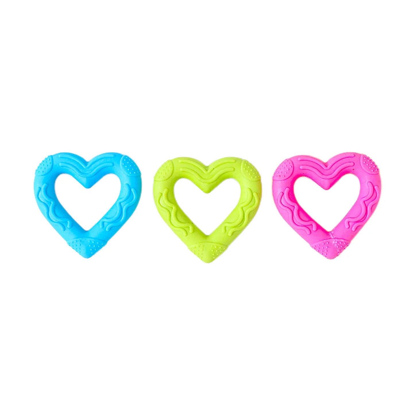 ColorChew 3-Pack – Textured Dog Chew Toys for Puppies & Small Dogs