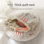Plush Covered Cat Cave Bed for Deep Sleep & Winter Warmth