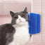 Self-Grooming Cat Brush Wall Corner – Soft Silicone Massager for Cats