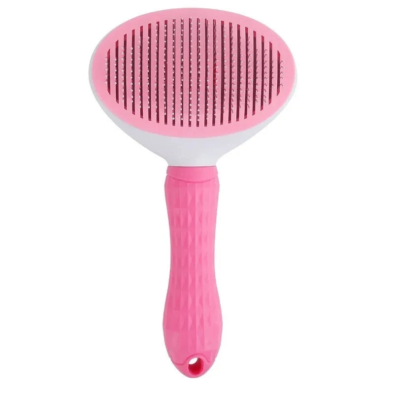 Self-Cleaning Pet Grooming Brush for Dogs & Cats