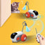 Interactive Remote Cat Toy – Automatic Rolling Robot with Feather & Light Play