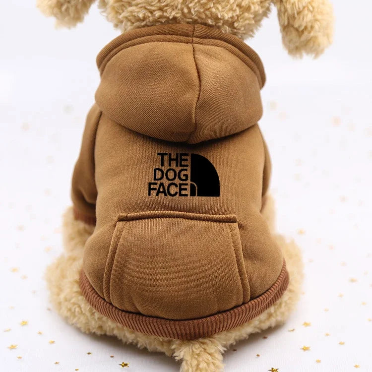 The Dog Face Cozy Fleece Hoodie for Dogs