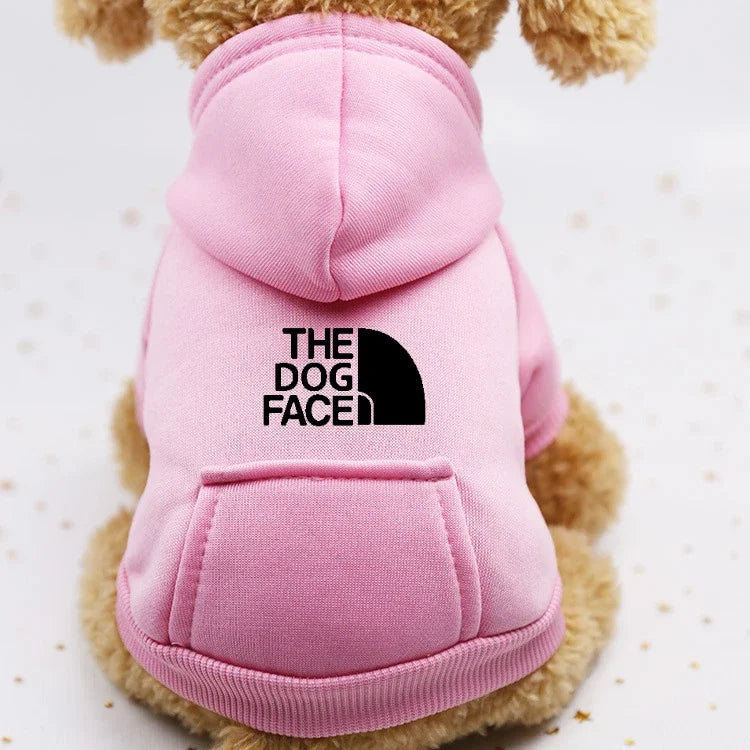 The Dog Face Cozy Fleece Hoodie for Dogs