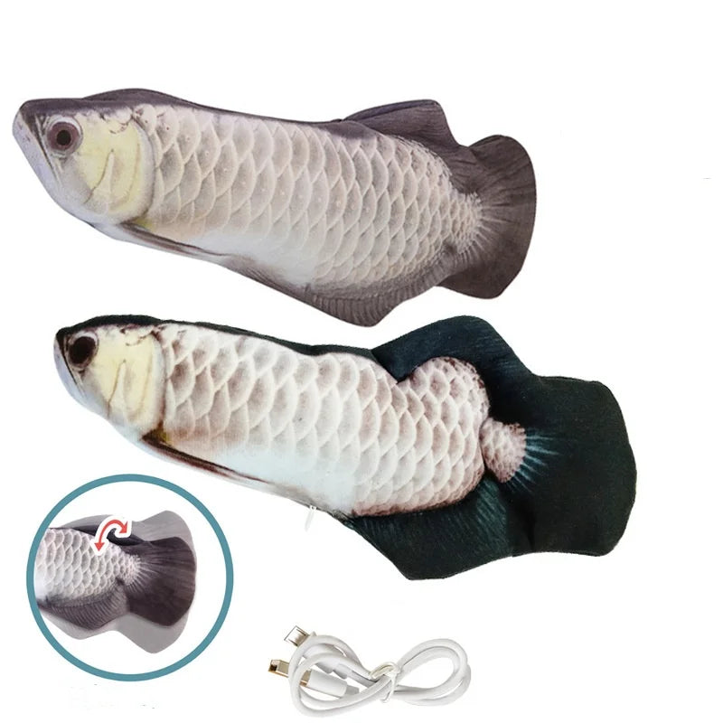 USB Floppy Fish – Interactive Cat Toy That Moves Like Real Prey