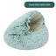 Plush Covered Cat Cave Bed for Deep Sleep & Winter Warmth