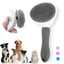 Self-Cleaning Pet Grooming Brush for Dogs & Cats