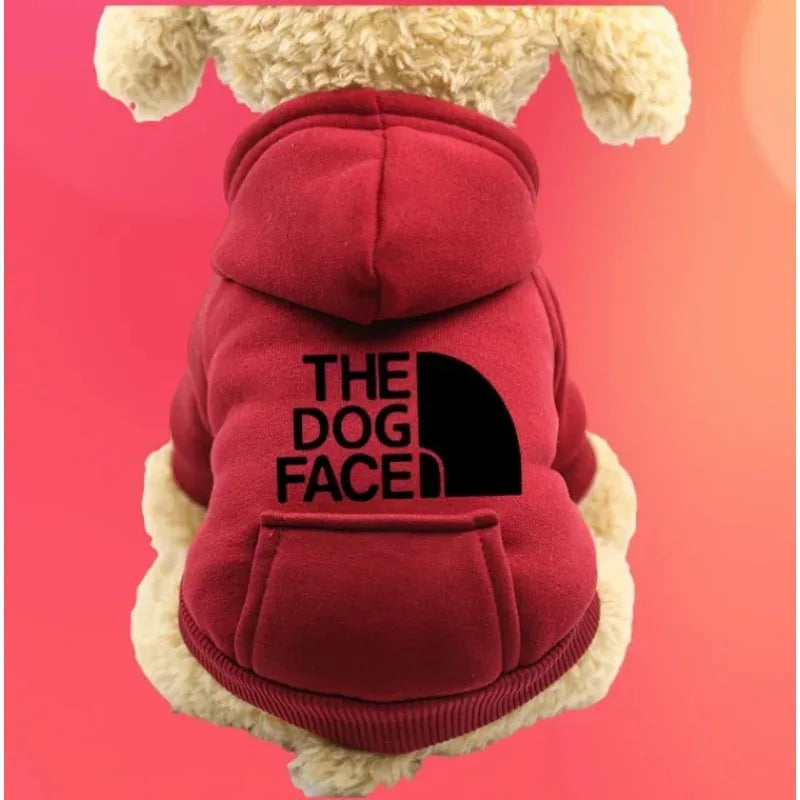The Dog Face Cozy Fleece Hoodie for Dogs