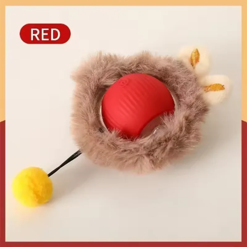 Smart Tail Motion Ball – Rechargeable Interactive Cat Toy for Indoor Fun & Hunting Instincts