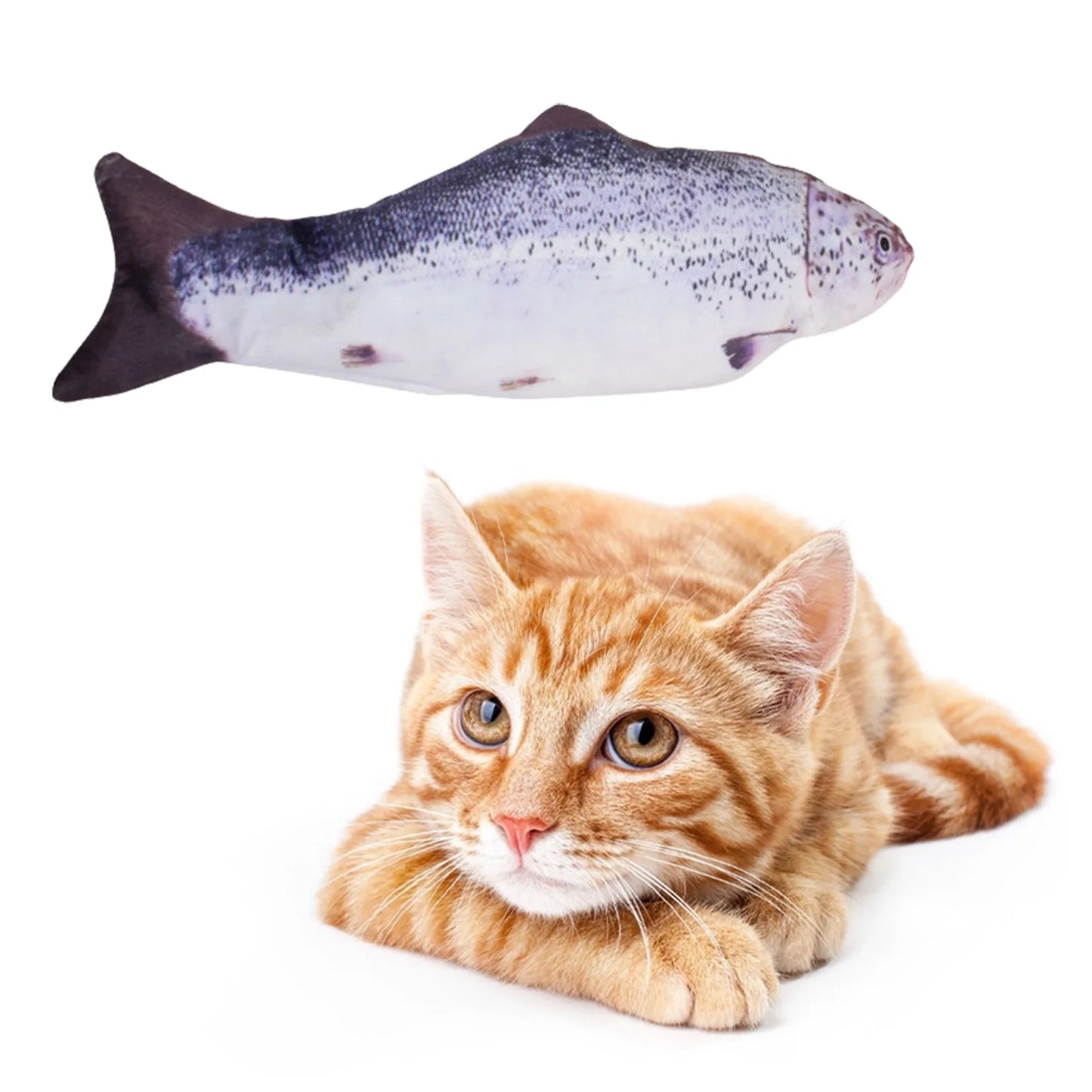 USB Floppy Fish – Interactive Cat Toy That Moves Like Real Prey