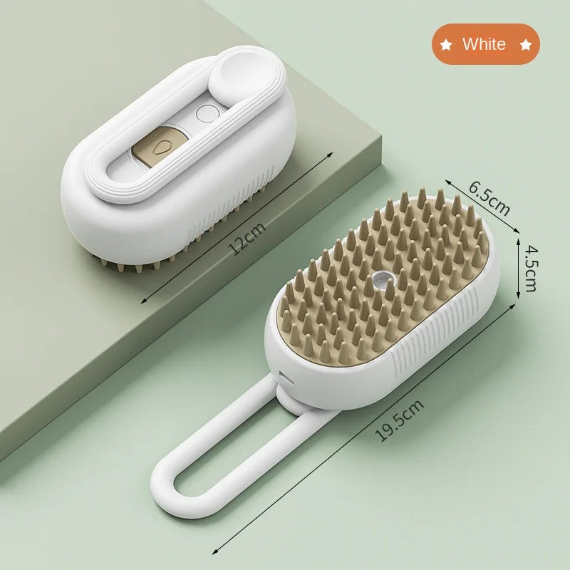 2-in-1 Pet Spray Massage Comb – USB Rechargeable