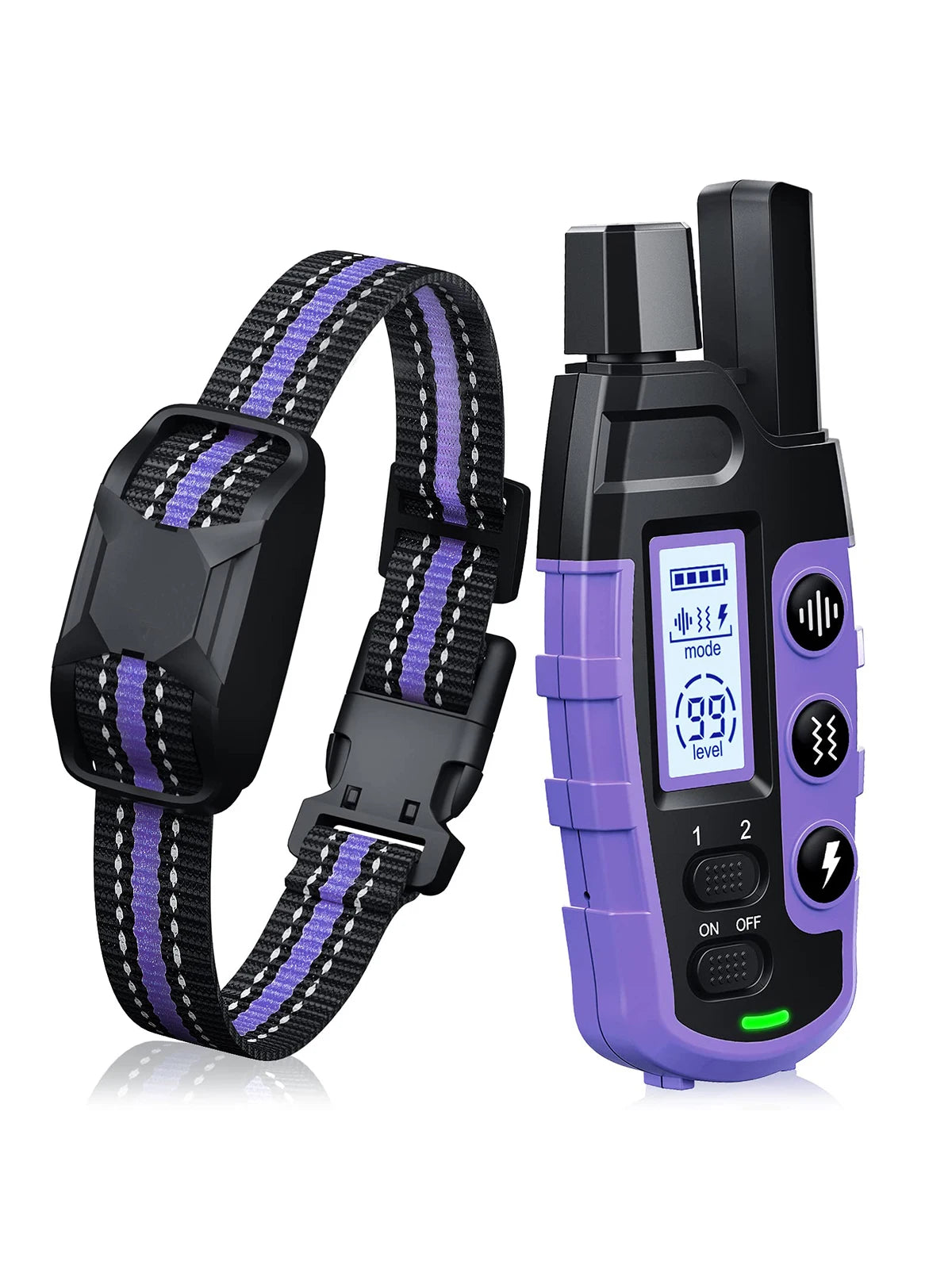 Advanced Remote Dog Training Collar with LCD Display – 3 Modes, Waterproof & Adjustable
