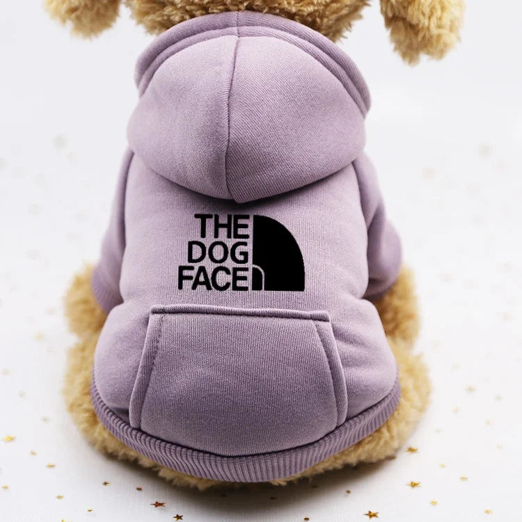 The Dog Face Cozy Fleece Hoodie for Dogs