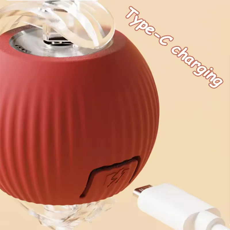 Smart Tail Motion Ball – Rechargeable Interactive Cat Toy for Indoor Fun & Hunting Instincts