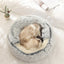 Plush Covered Cat Cave Bed for Deep Sleep & Winter Warmth