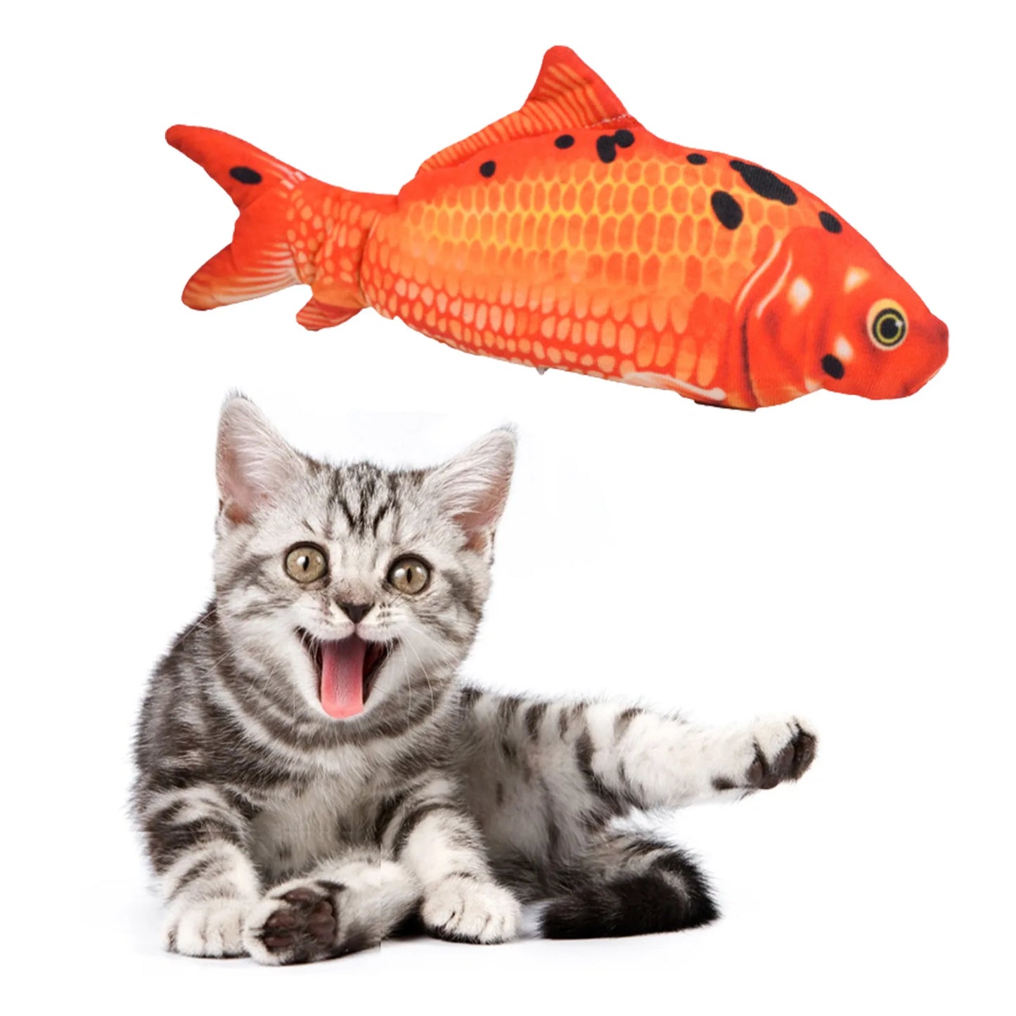 USB Floppy Fish – Interactive Cat Toy That Moves Like Real Prey