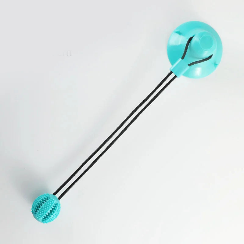 Interactive Suction Cup Dog Toy – Chew Ball & Treat Dispenser for Strong Chewers