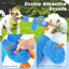 Durable Plush Duck Dog Toy – Squeaky Chew Toy for Aggressive Chewers