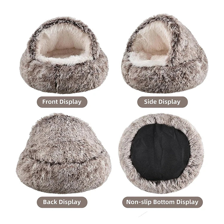 CozyCave™ – Factory Cheap Comfortable Deep Sleep Cute Cat Cave Bed